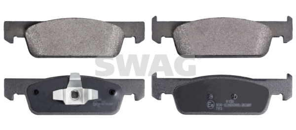 set placute frana,frana disc 60 91 6965 SWAG